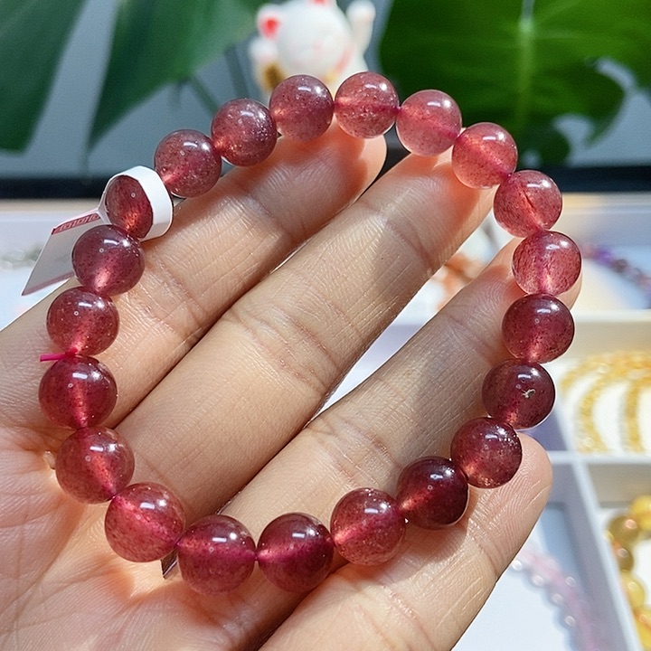 水晶手链未镶嵌草莓晶