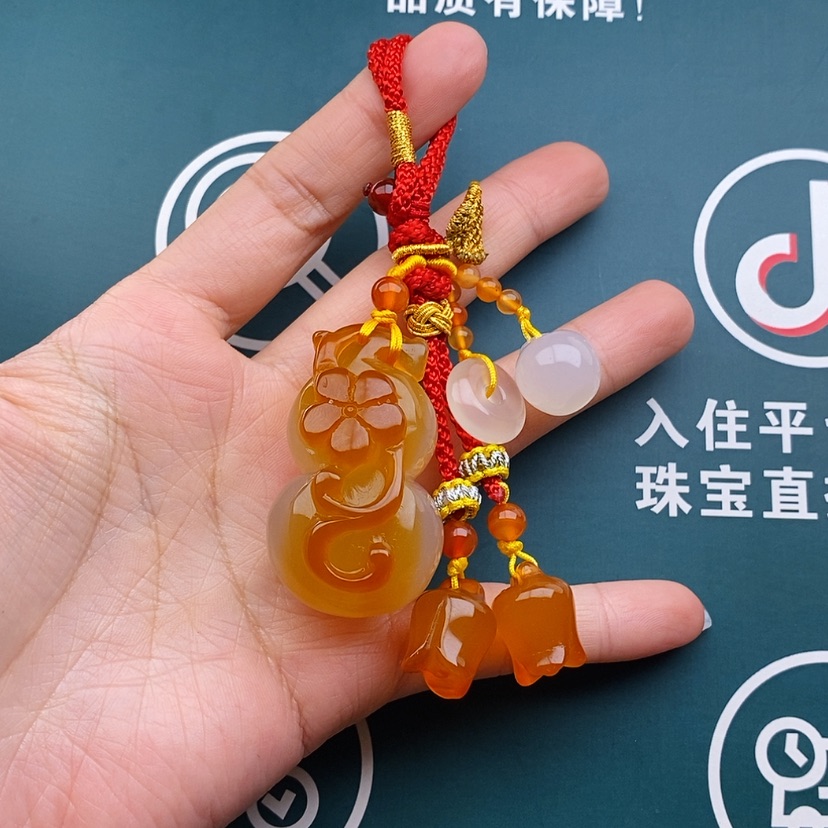 【闪购商品】玛瑙/玉髓车挂未镶嵌