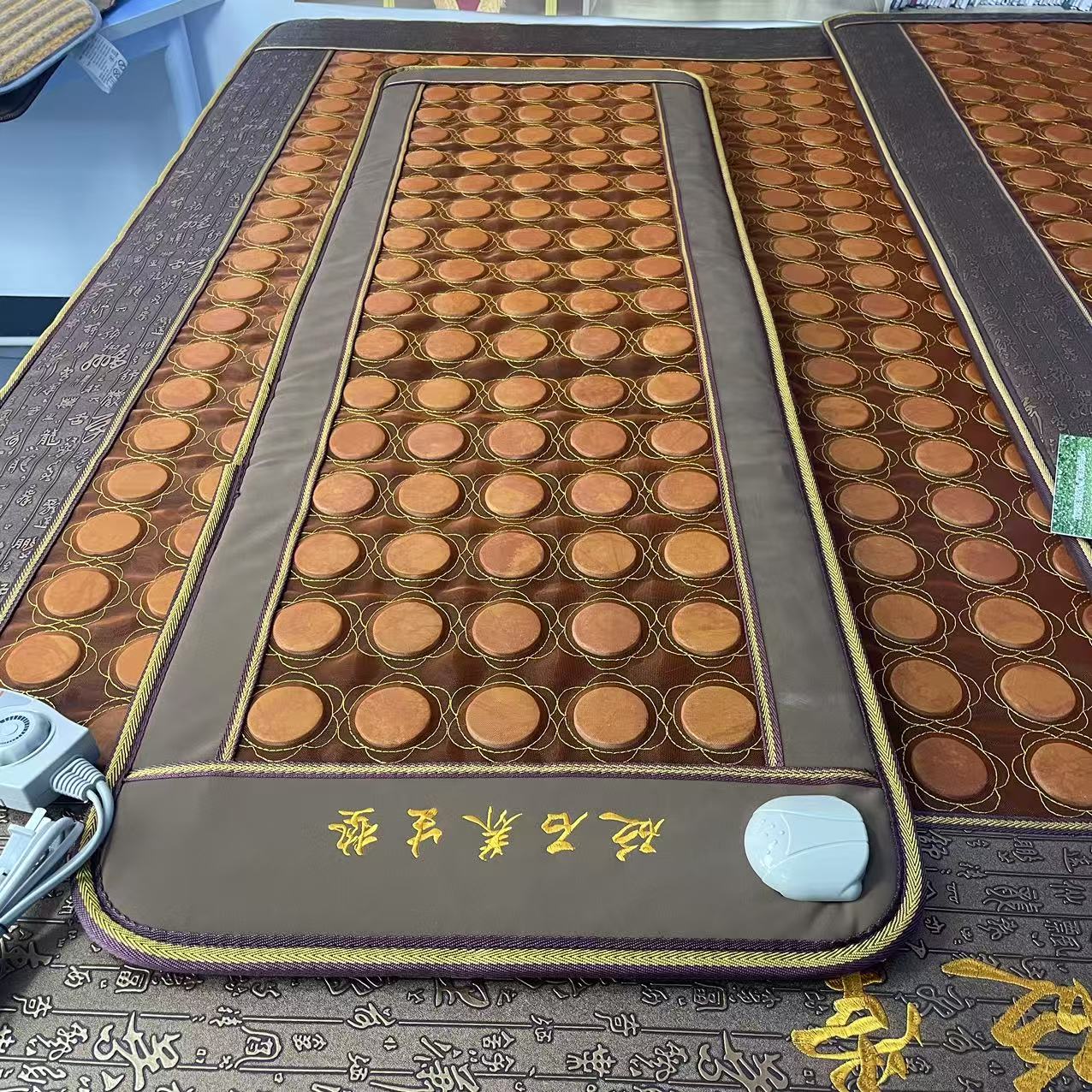 【书记甄选】泗水砭石原石加热沙发垫板50*147