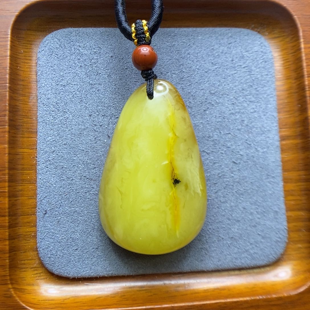 蜜蜡颈饰未镶嵌郎