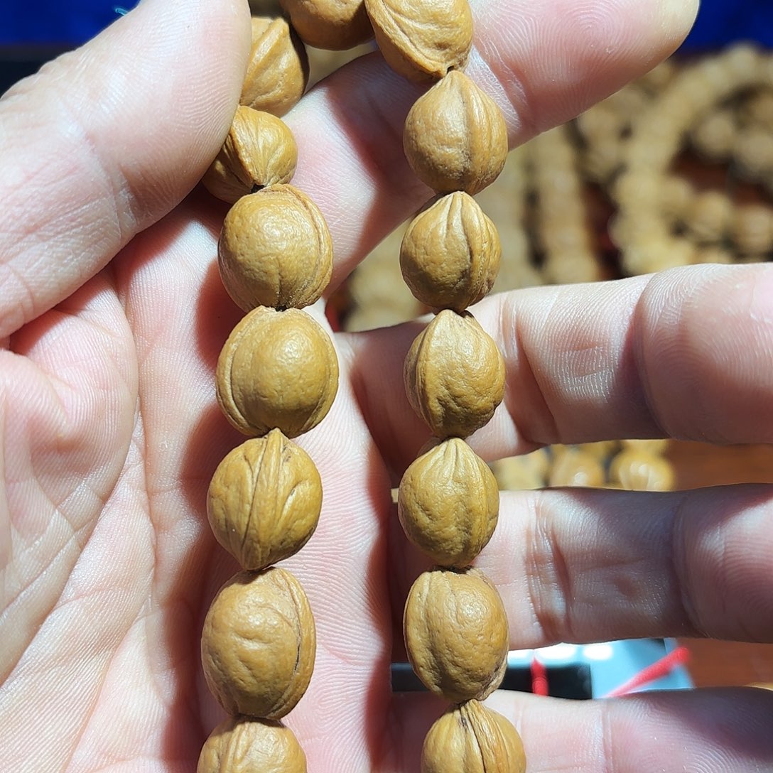 L***9野桃核无纹1.2左右54颗加三通