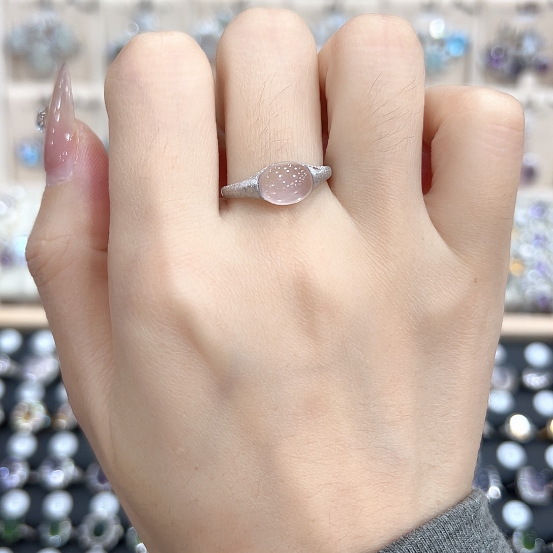 银S925镶嵌水晶戒指