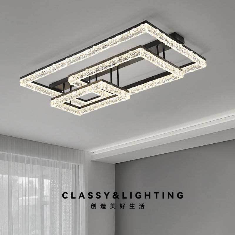 灯佐2025年新款客厅灯主灯意式轻奢极简约高级感中山灯具全屋套餐