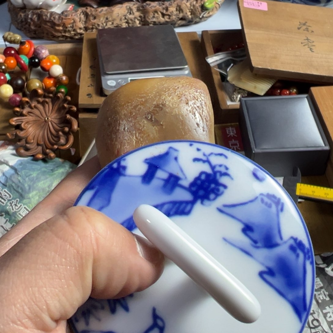 紫砂茶碗我家粉皮真好看啊