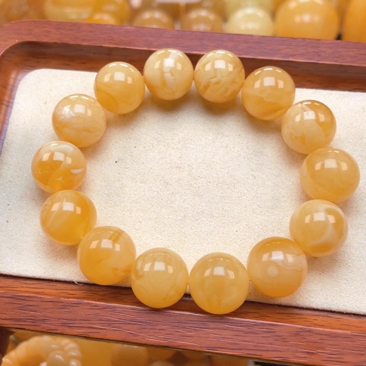 蜜蜡裸石未镶嵌×蜜蜡16➕手串