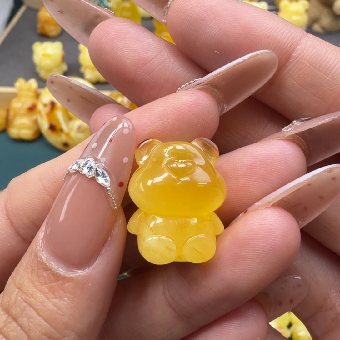 琥珀未镶嵌裸石蜜蜡