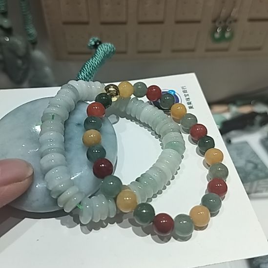 合***崔翡翠未镶嵌手镯翡翠A货手镯手串手把件