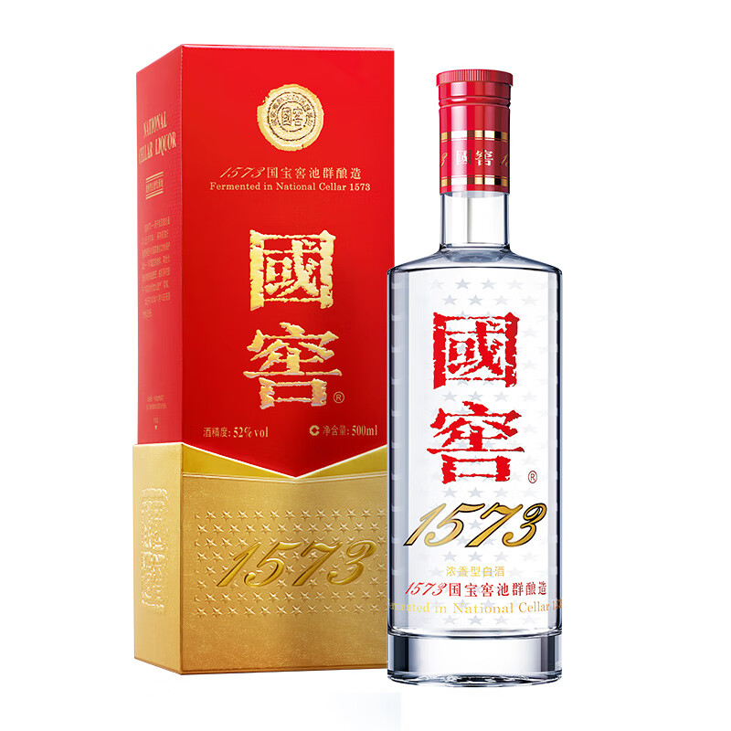国窖 1573战损52度（年份随机发）500ml*1瓶 浓香型白酒