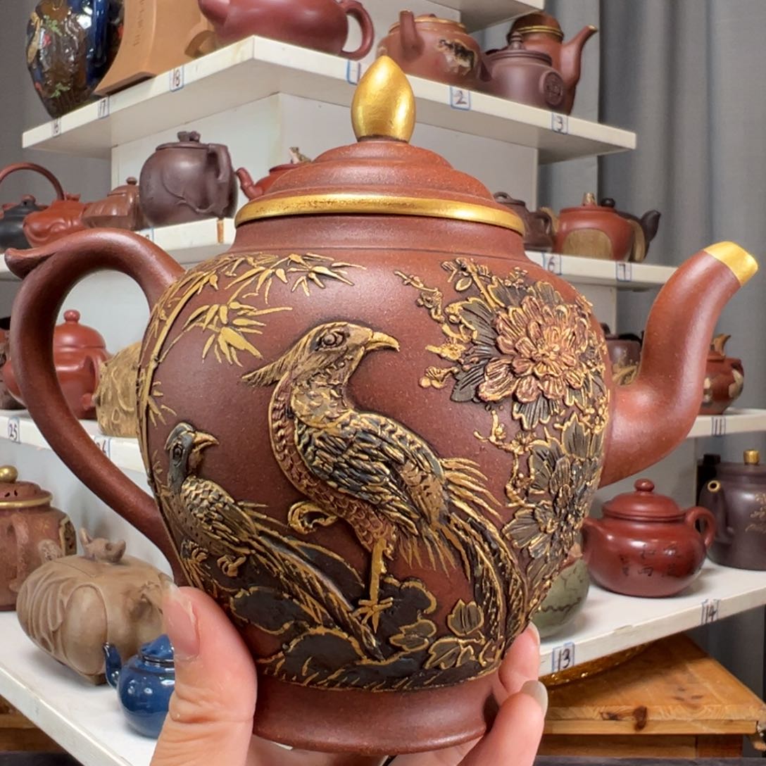 茶壶紫砂好*原矿紫砂壶