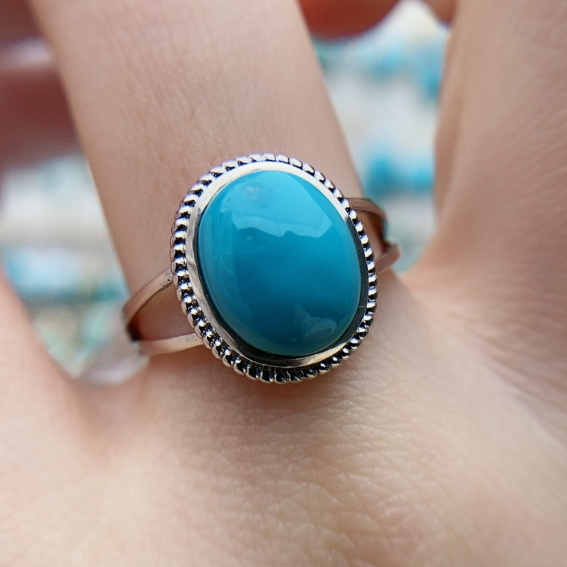 【闪购商品】绿松石原矿绿松石银S925镶嵌