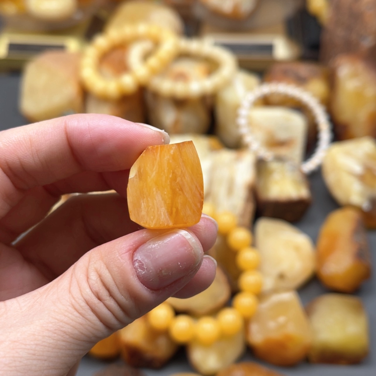【闪购商品】未镶嵌定制琥珀天然琥珀蜜蜡原石定制