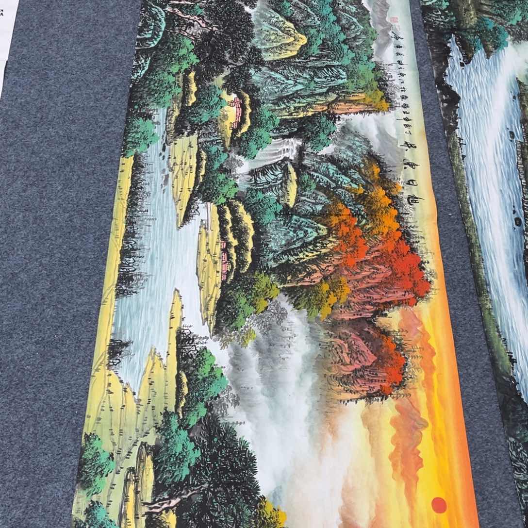 国画宣纸手绘，手工作品