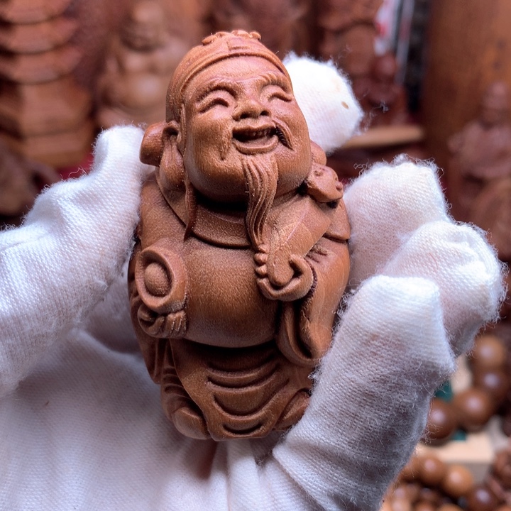 檀香木其他老山檀手把件吊坠