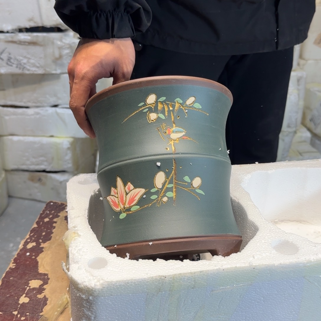 紫砂花盆口径20厘米