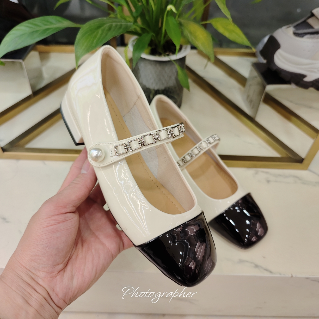 实体店品质女鞋5336-8低跟玛丽珍单鞋复古法式小单鞋