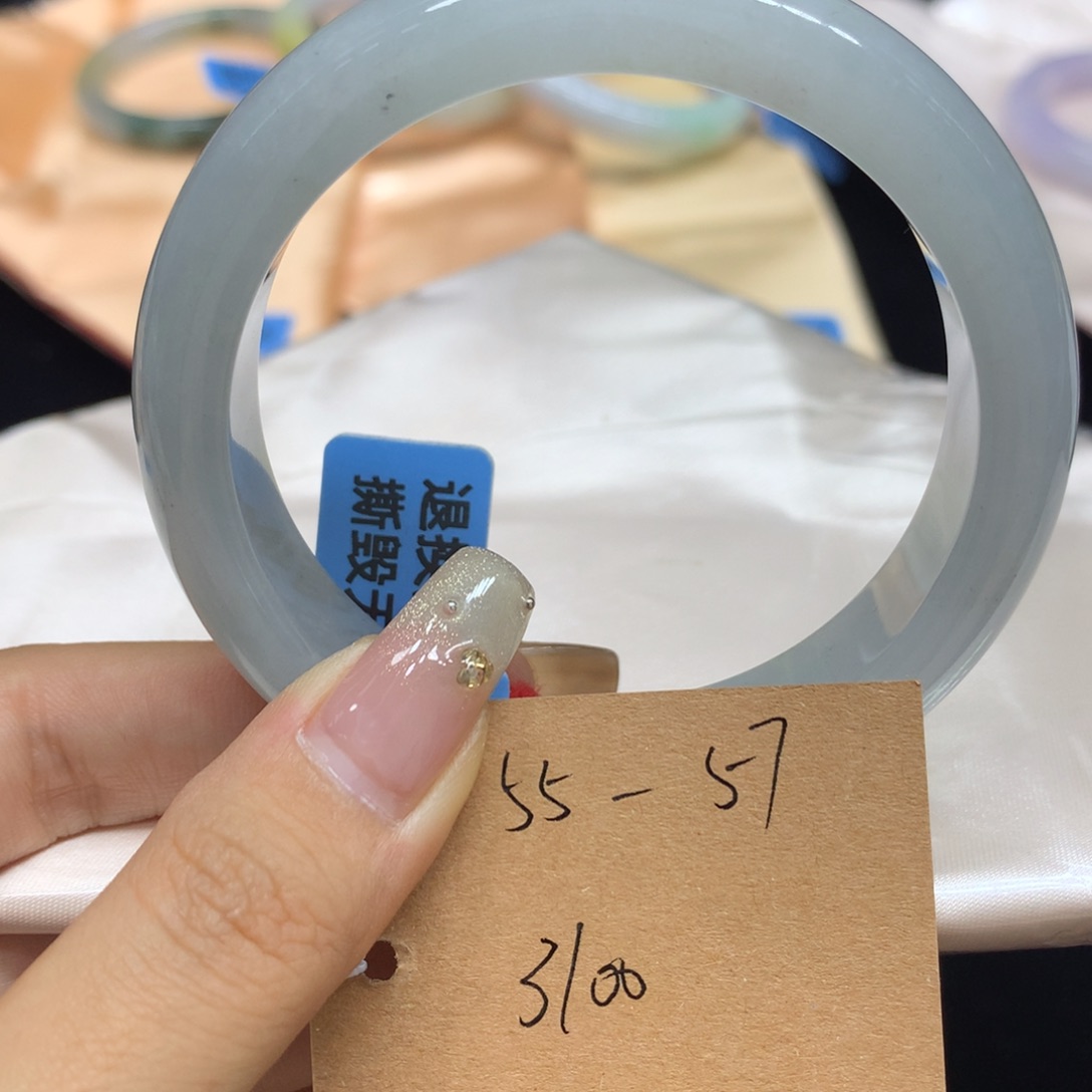 翡翠未镶嵌手镯天然翡翠