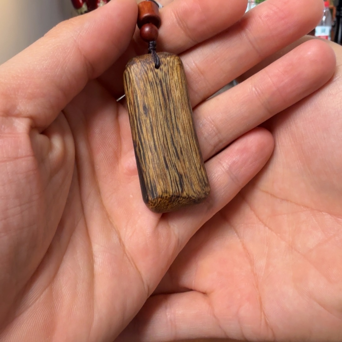 手串沉香无事牌 搭配无敌