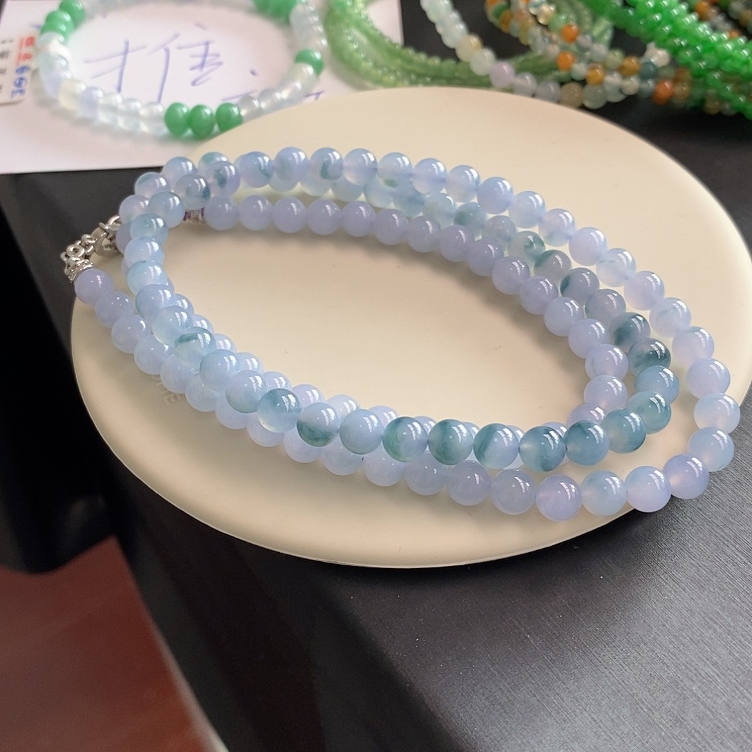 翡翠未镶嵌手链卡6