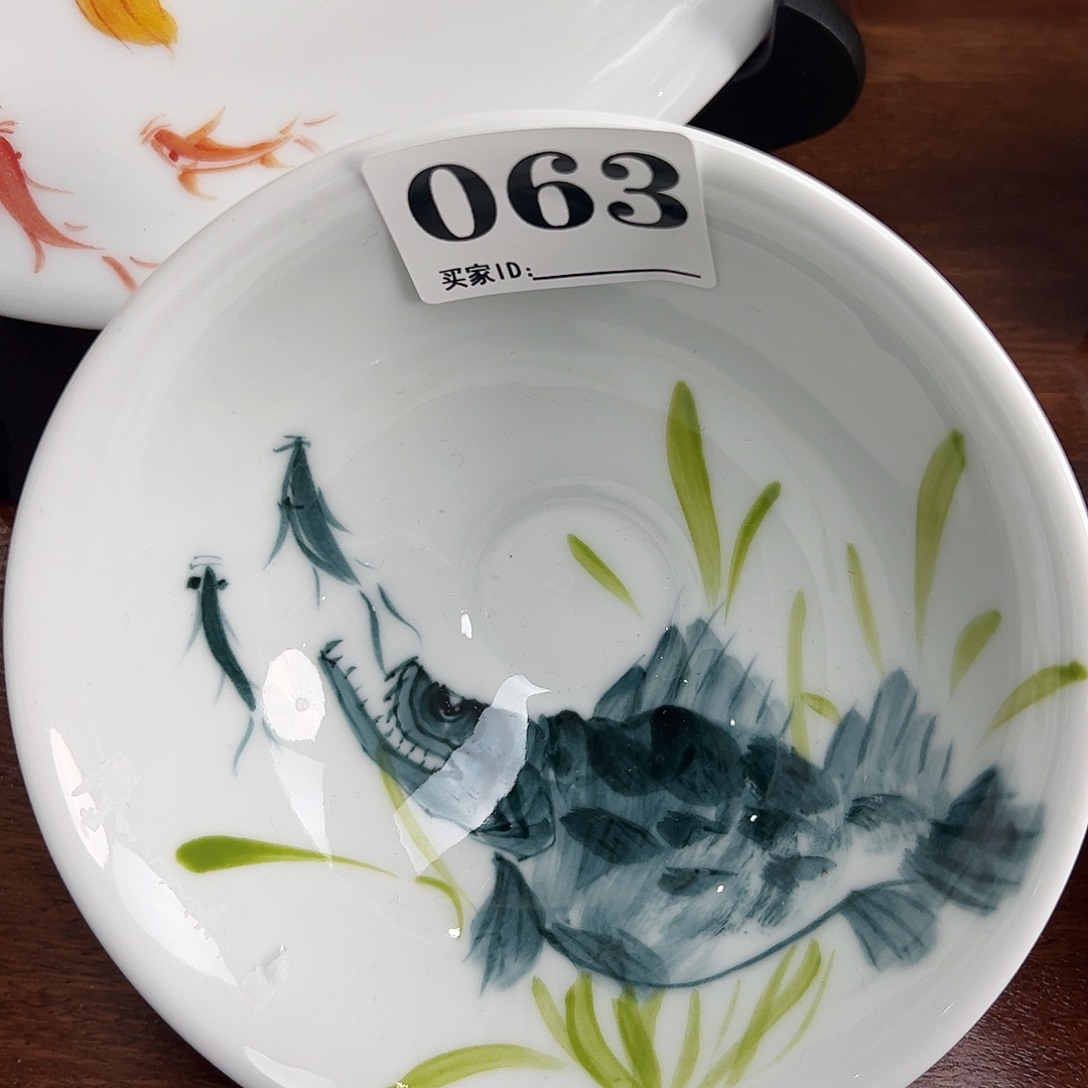 瓷片景德镇陶瓷手工手绘制作