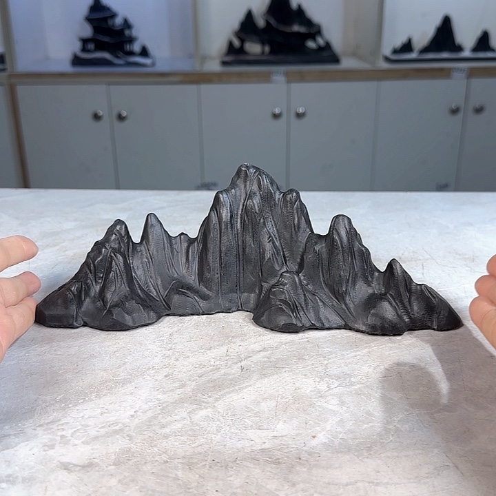 奇石茶宠鱼缸文房摆件 