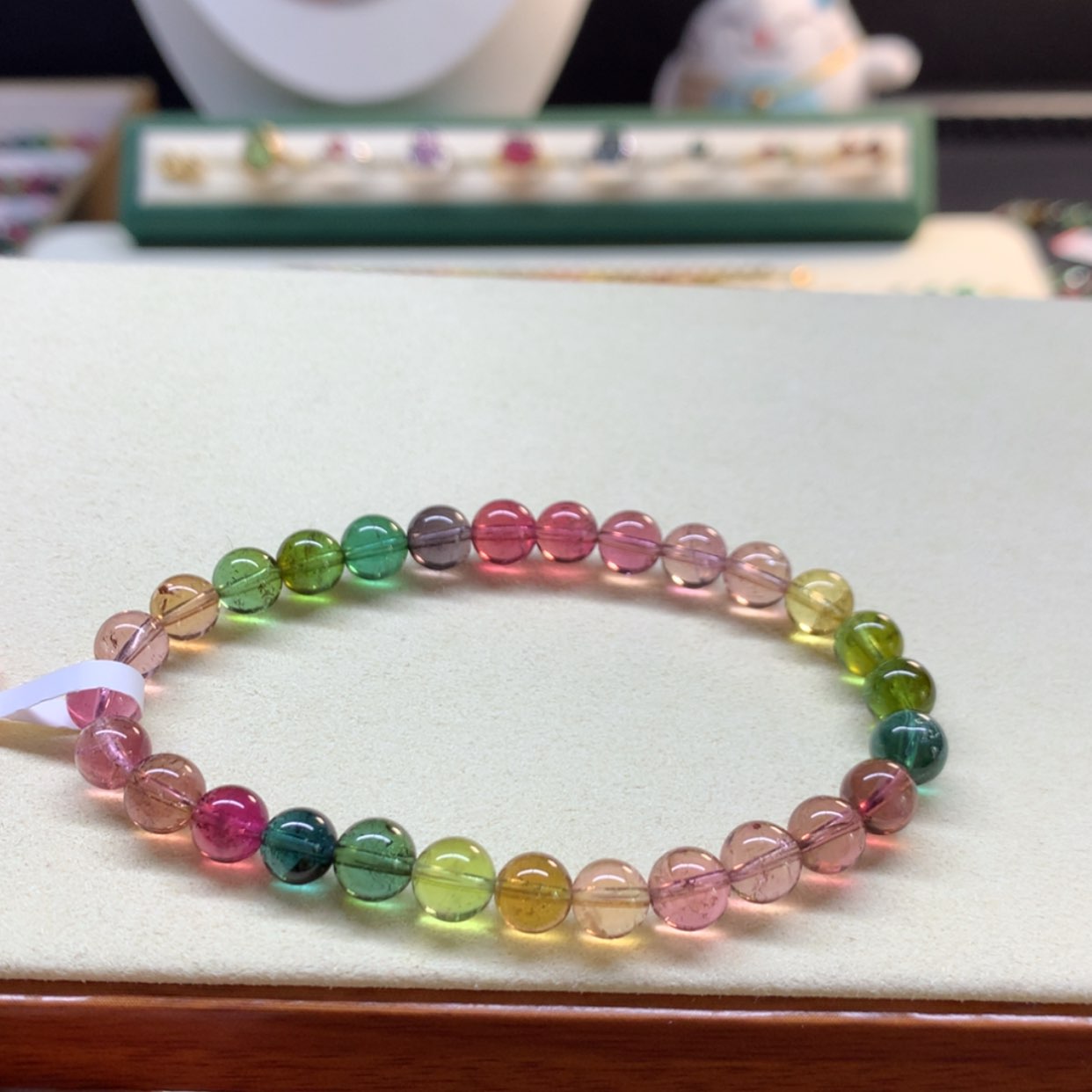 【闪购商品】碧玺手串未镶嵌洛可可彩虹6.8mm