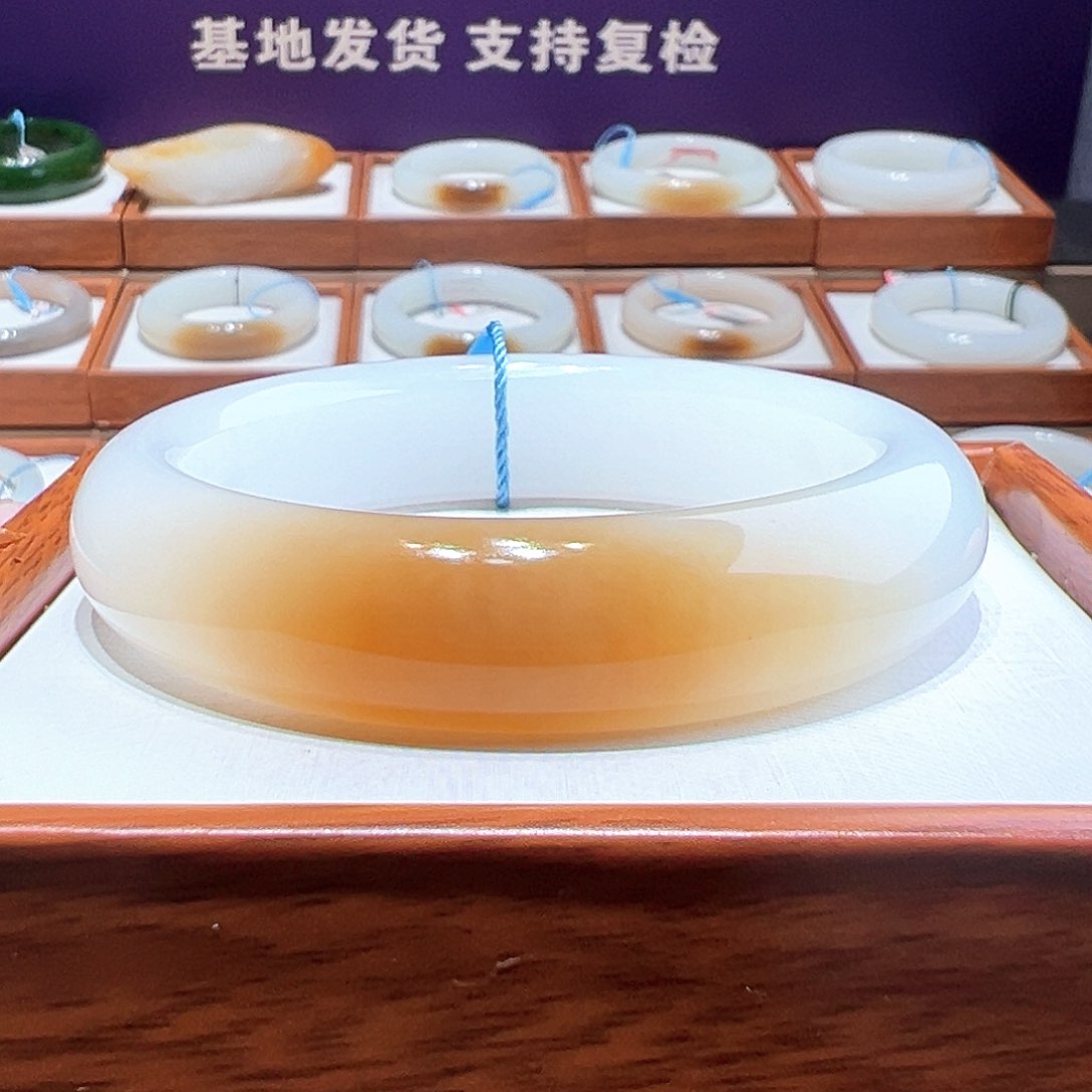 和田玉手镯 54 55未镶嵌