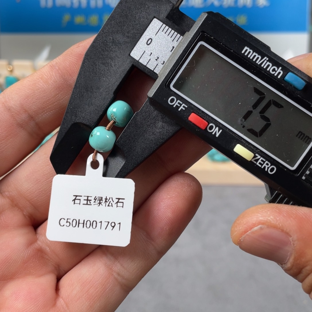 绿松石未镶嵌颈饰