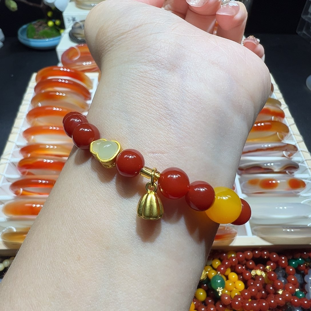 玛瑙/玉髓手链未镶嵌