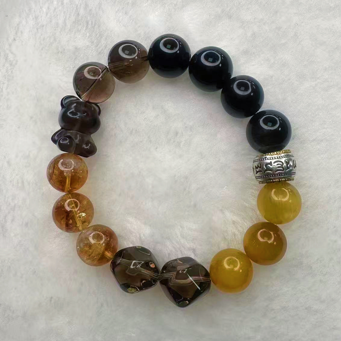 K503天然水晶多宝手串金霸手串多样性发其一