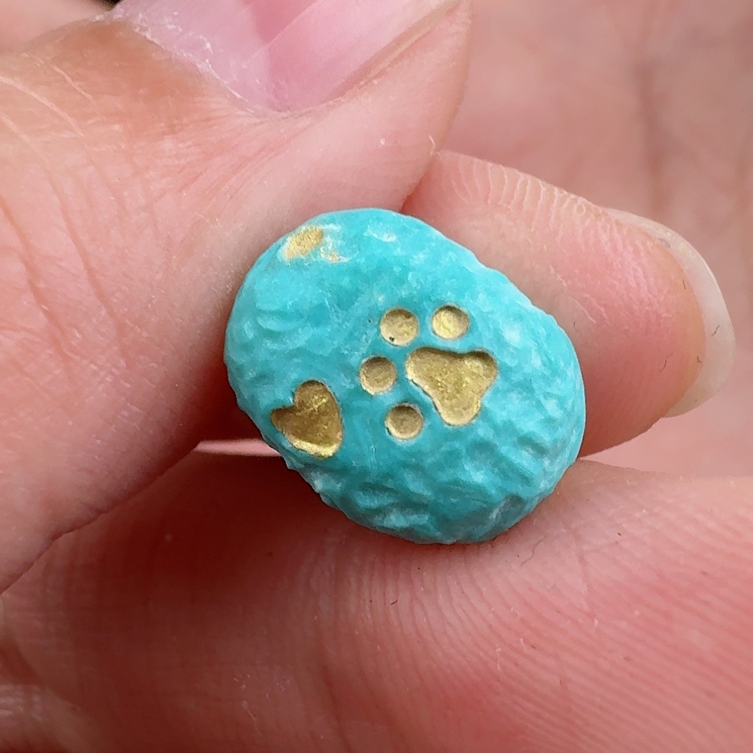 绿松石珠宝奇石未镶嵌