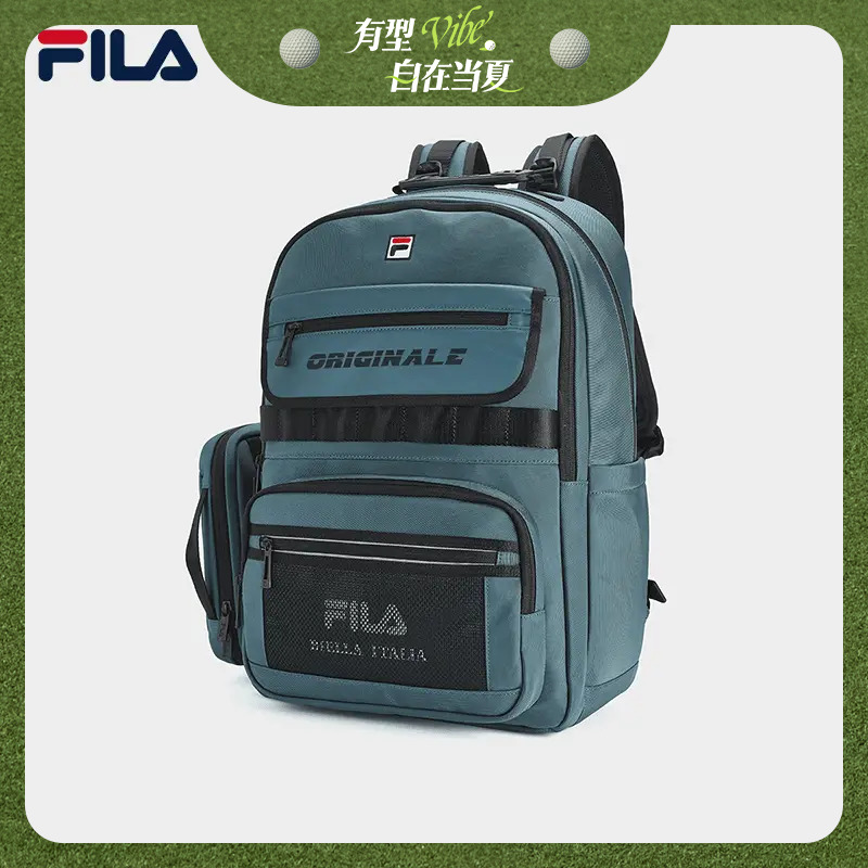 Fila/斐乐正品男子【撞色轻便】大容量休闲双肩背包 F13M439107F