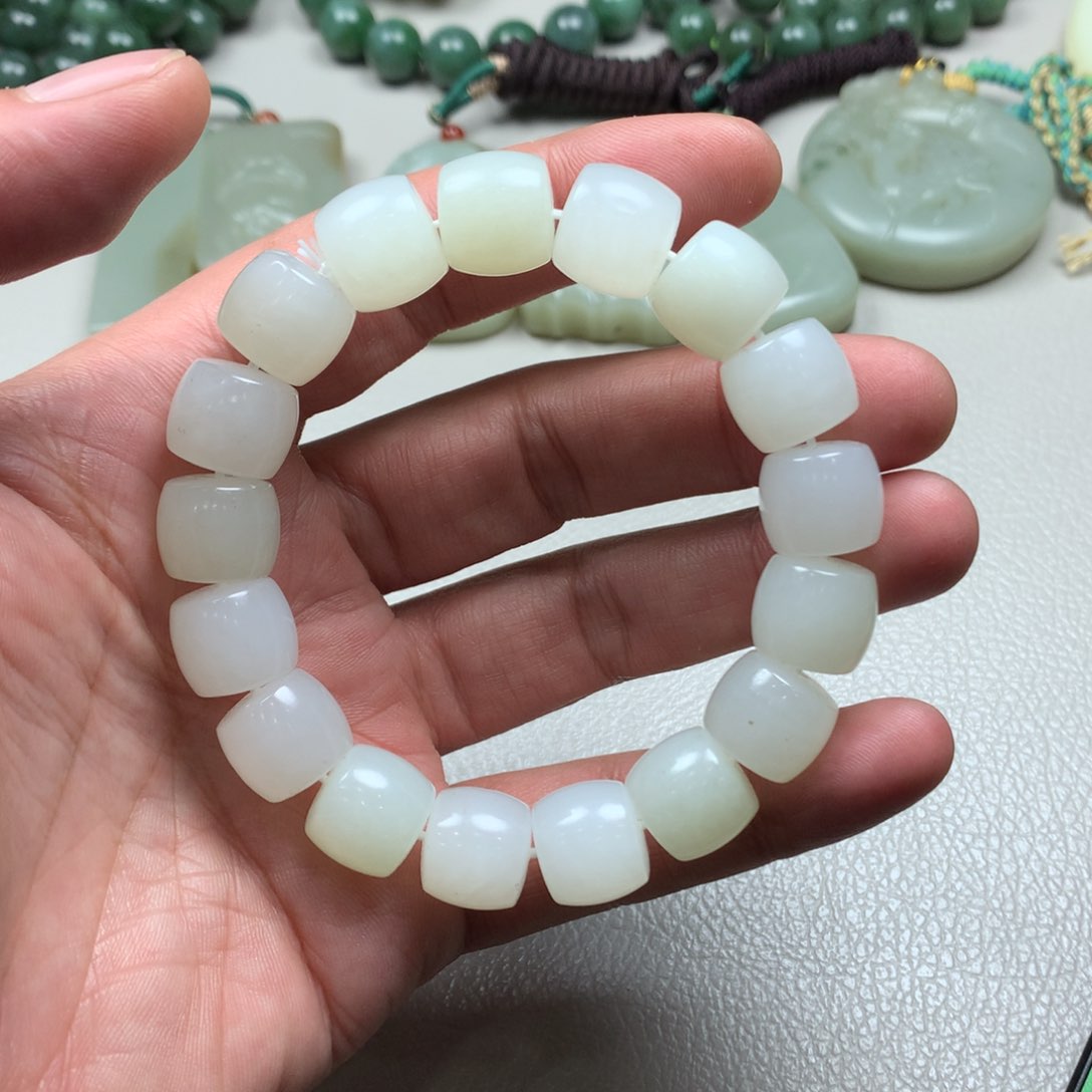 和田玉手链未镶嵌M***.