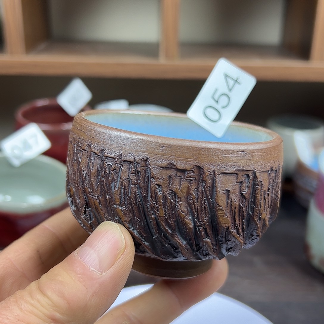 钧瓷杯子#钧瓷#原矿釉#高温#茶器#非遗传承