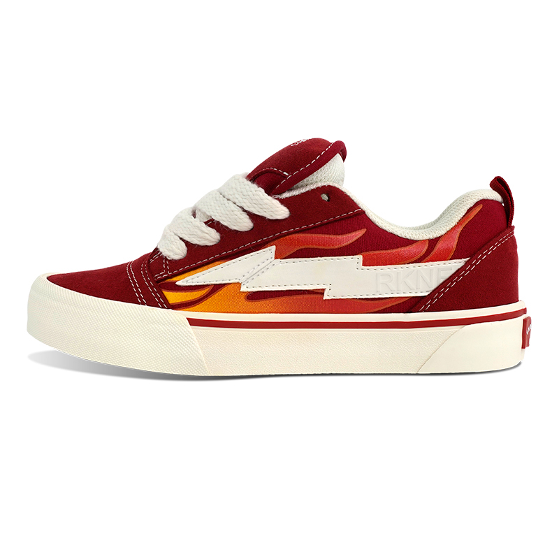 LightningXstorm闪电复仇者风暴火焰面包鞋潮男情侣百搭舒适板鞋