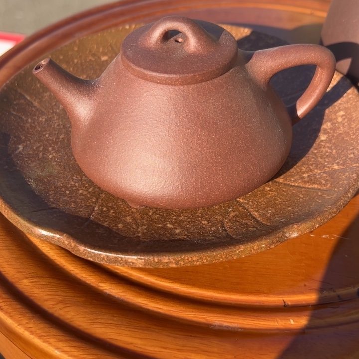 紫砂茶壶150cc紫将坡子冶