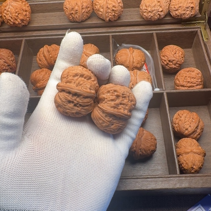 文玩核桃把件42元宝古