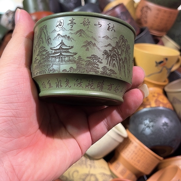 茶杯紫砂全手工紫砂主人杯