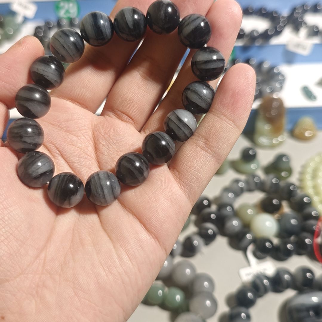 石英质玉未镶嵌手链