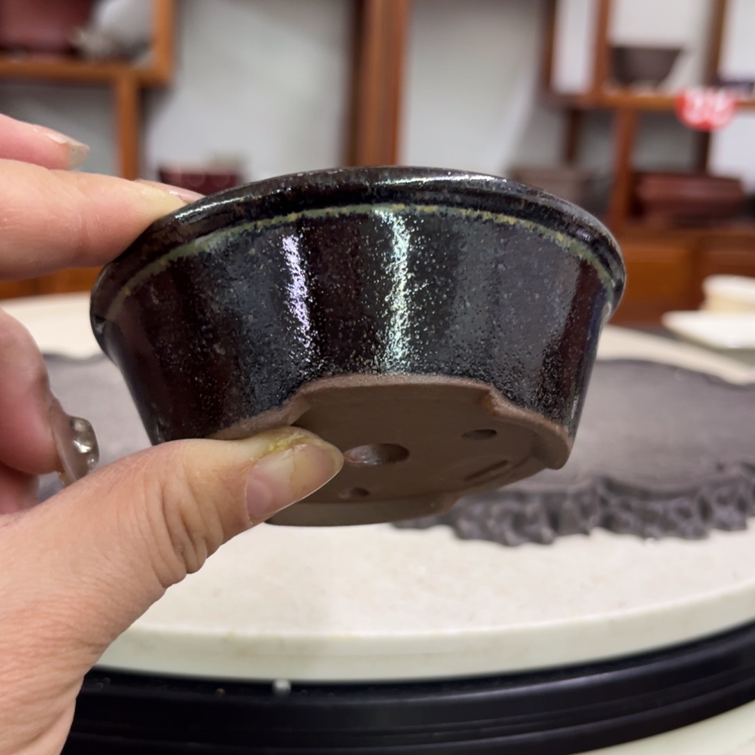 紫砂花盆瑕疵3-9。。。。