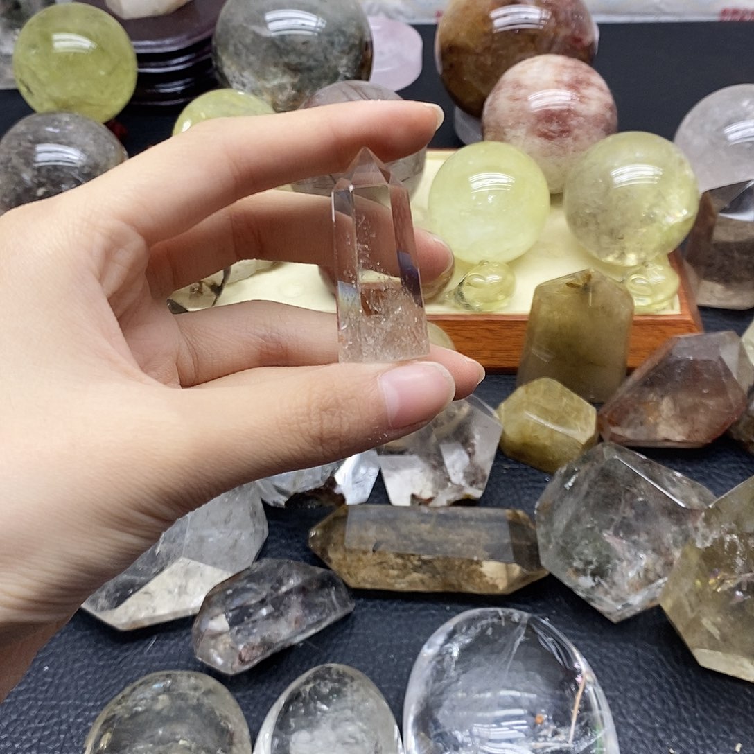 水晶未镶嵌珠宝半成品349水晶石