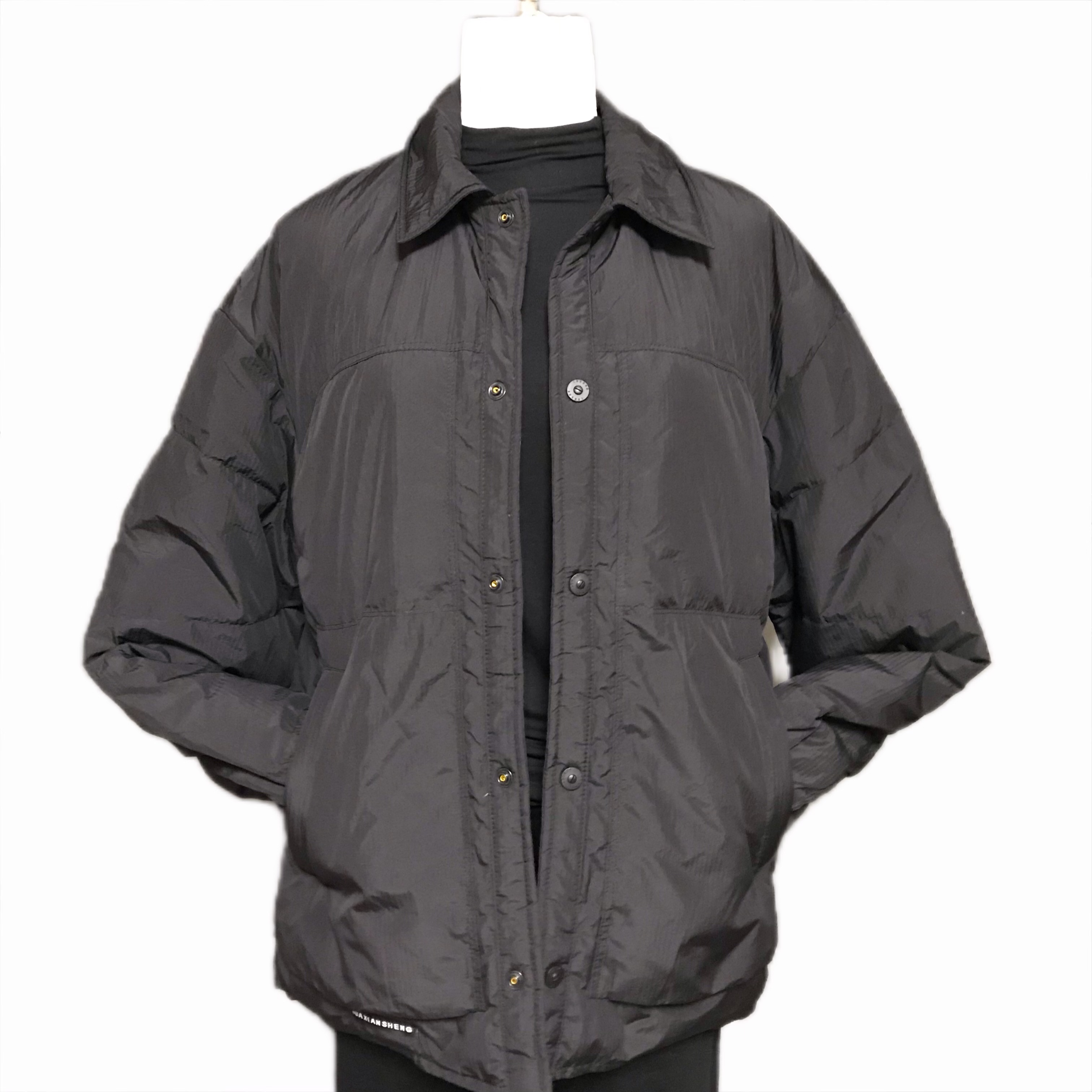 时尚休闲免烫翻领羽绒保暖宽松潮男款厚款一等品