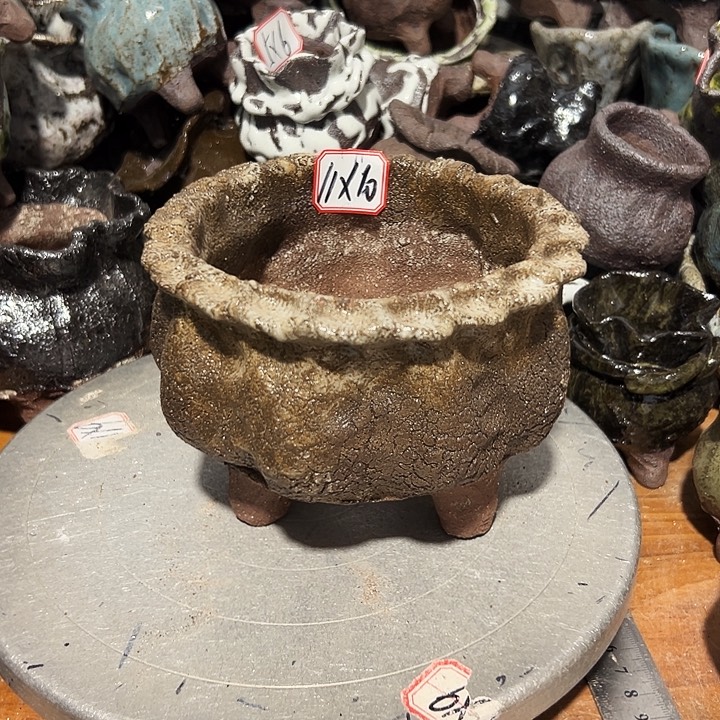 粗陶花盆制作就这样的