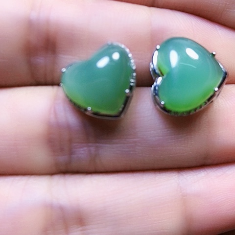 和田玉银S925镶嵌戒指