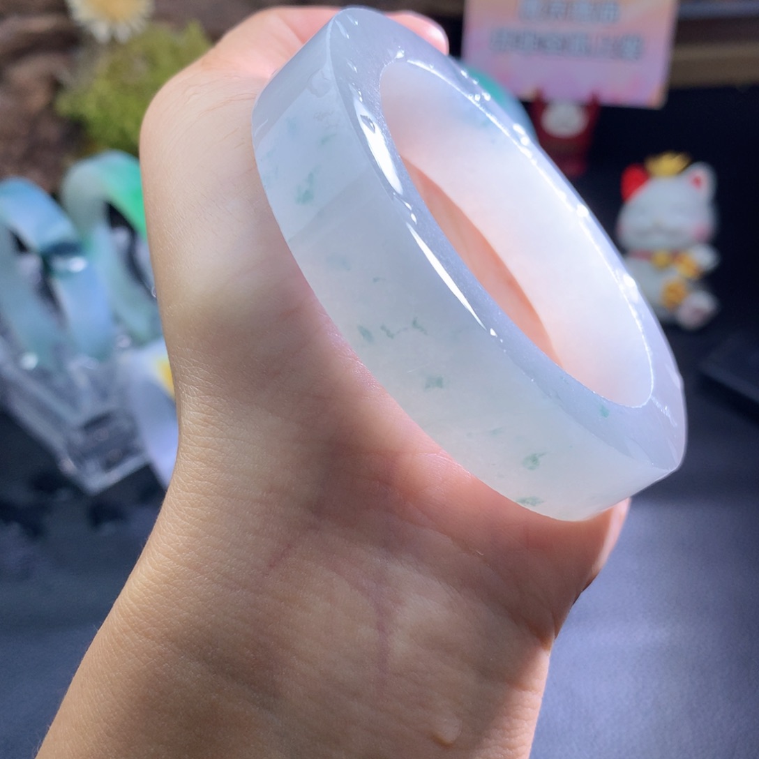 未镶嵌手镯55-58正圈定制翡翠