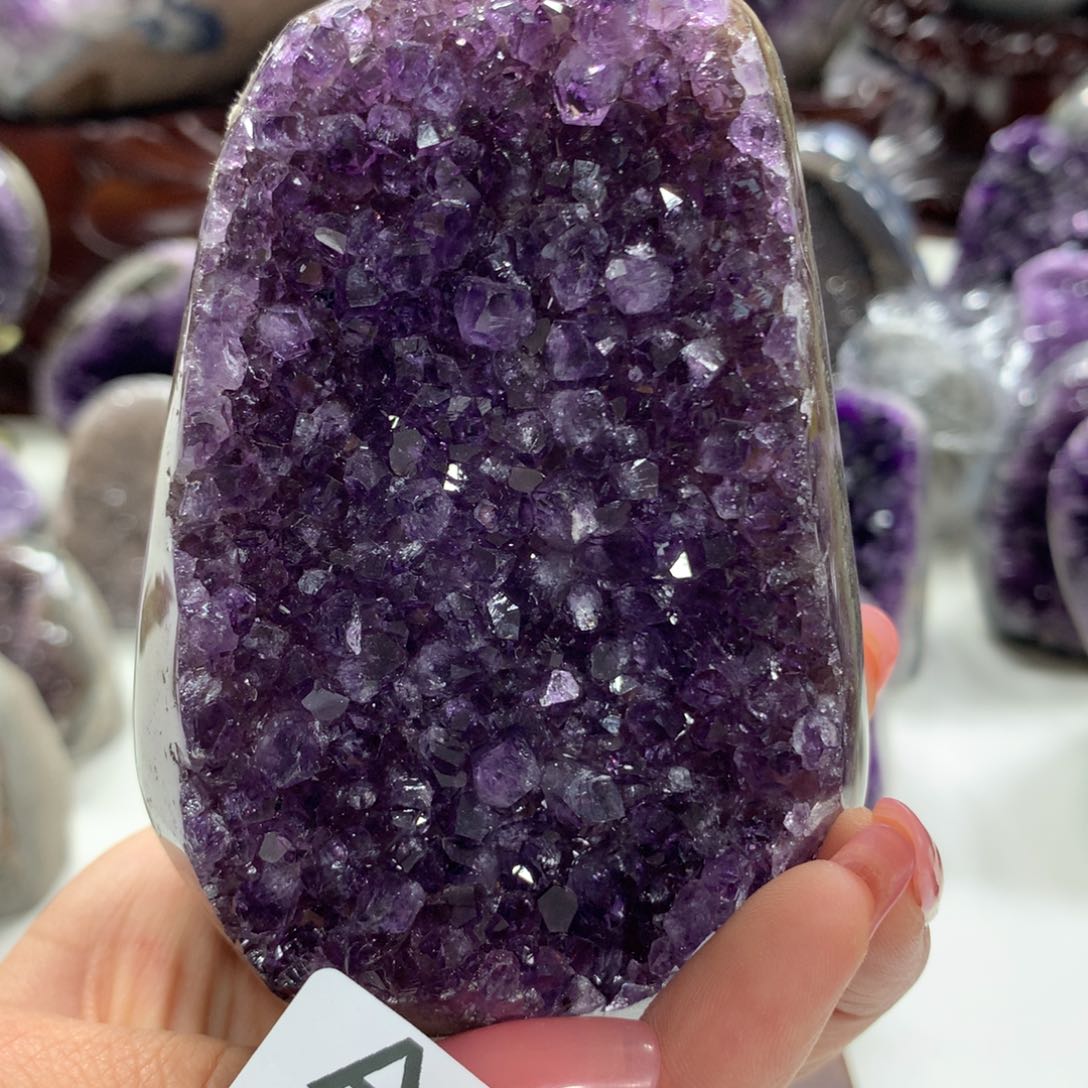 紫晶摆件未镶嵌水晶