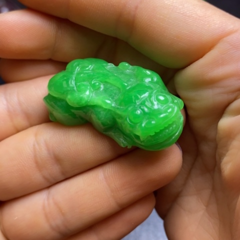 白玉菩提吊坠摆件