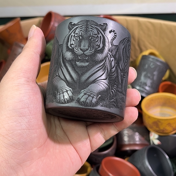 茶杯紫砂全手工紫砂主人杯