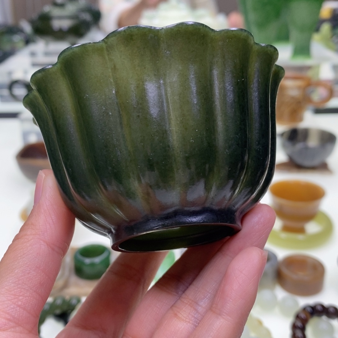 和田玉杯子170毫升未镶嵌