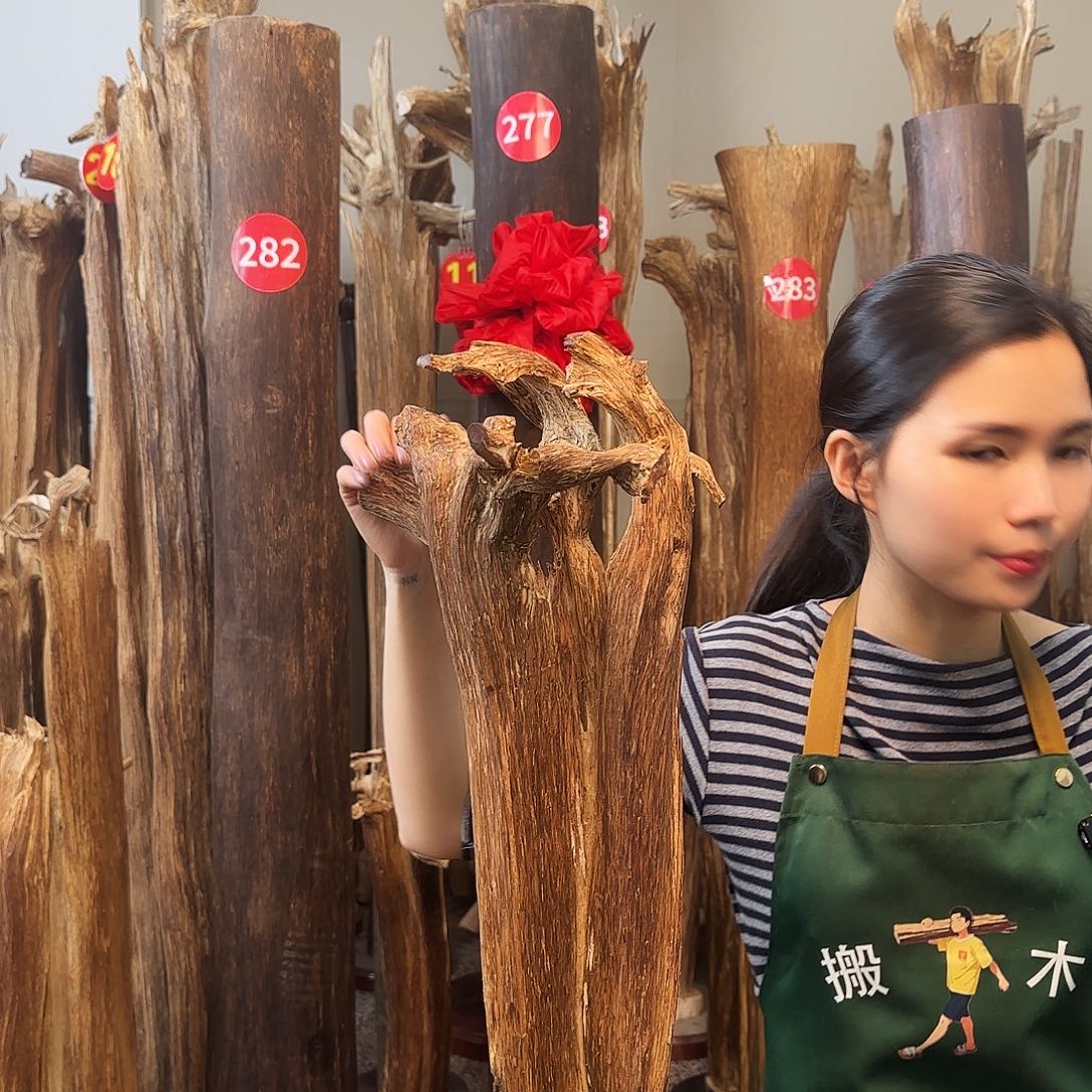 沉香摆件沉香原木工艺品摆件➕底座