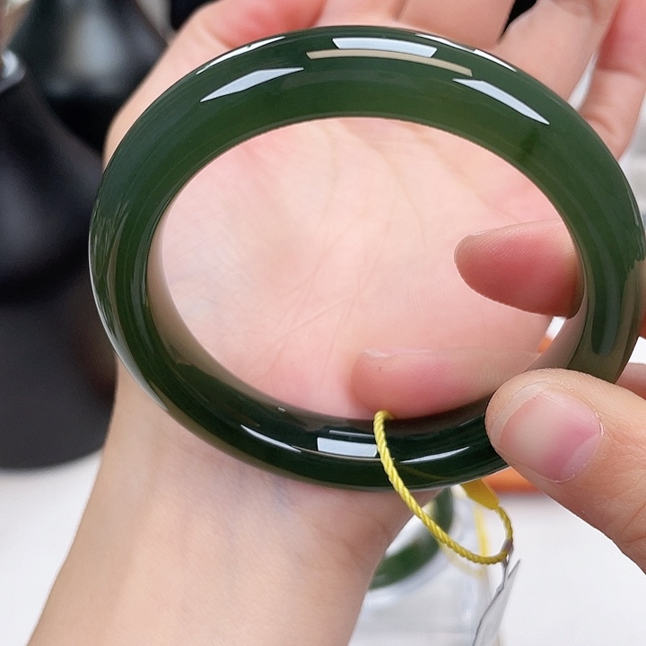 和田玉手镯5657未镶嵌